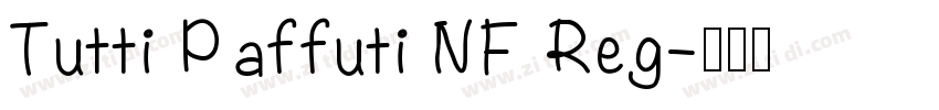 Tutti Paffuti NF Reg字体转换